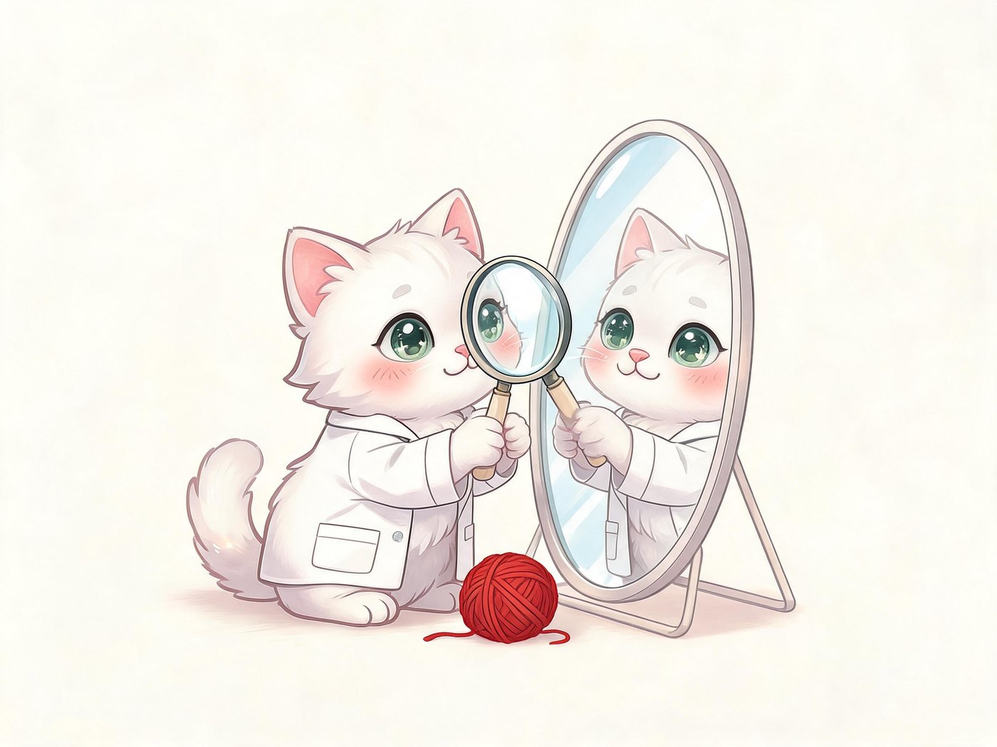 Kitten illustration for Book I
