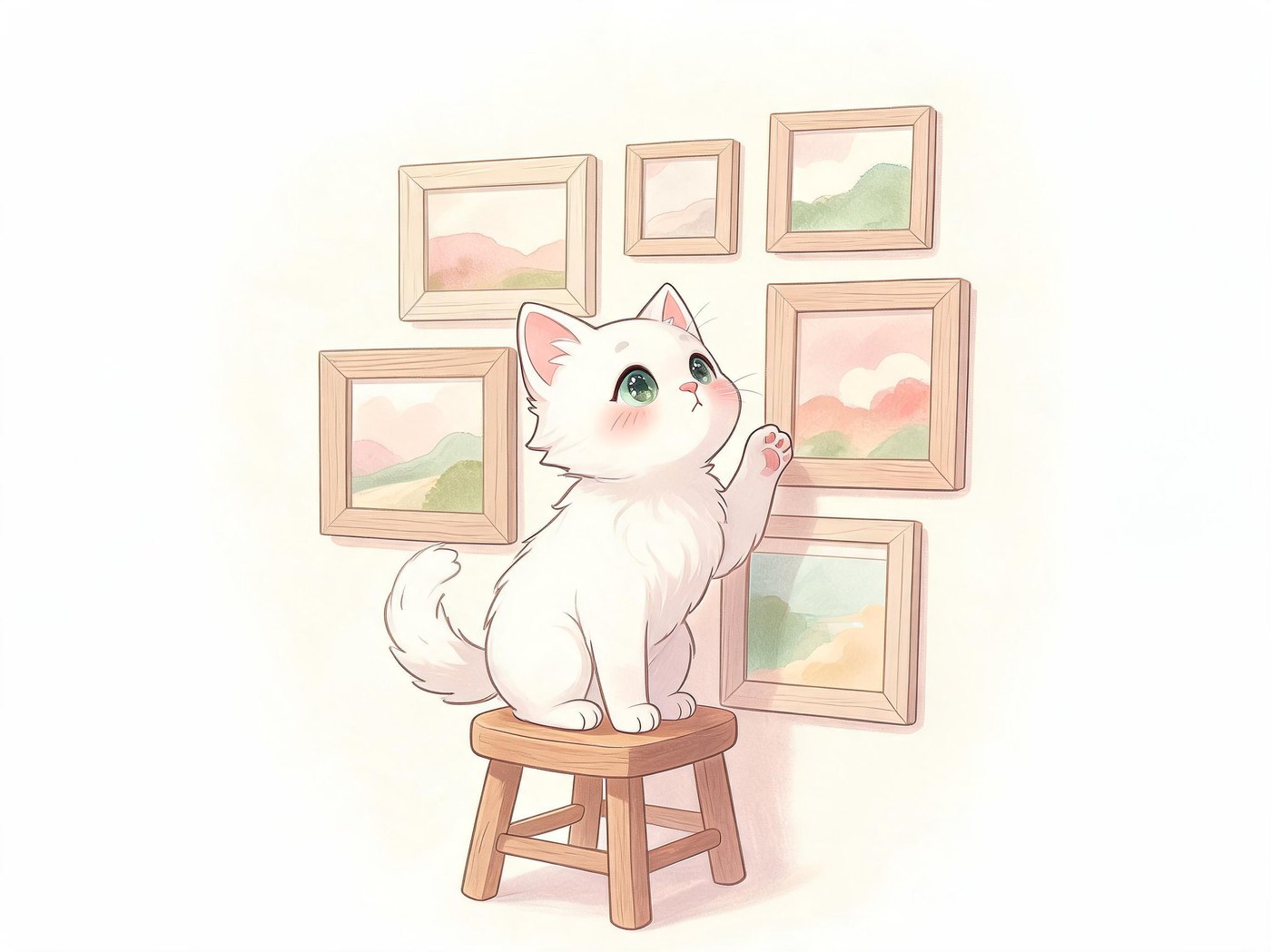 Kitten illustration for Book II
