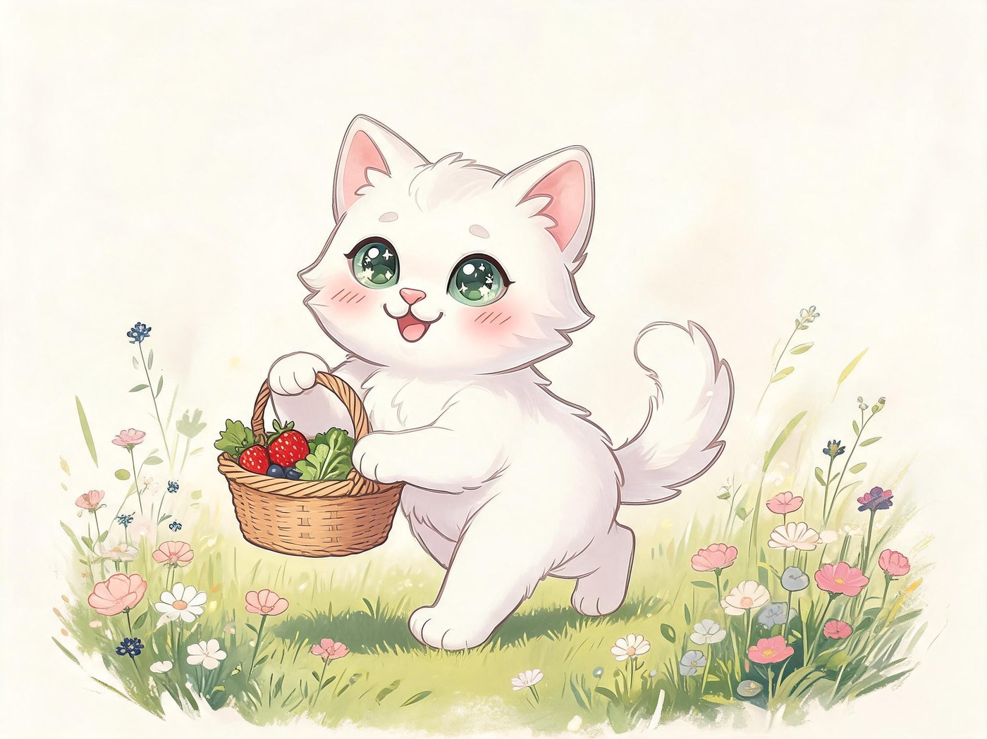 Kitten illustration for Book VI