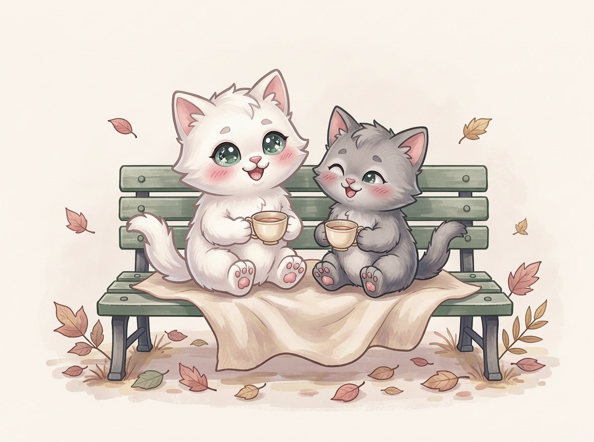 Kitten illustration for Book VII