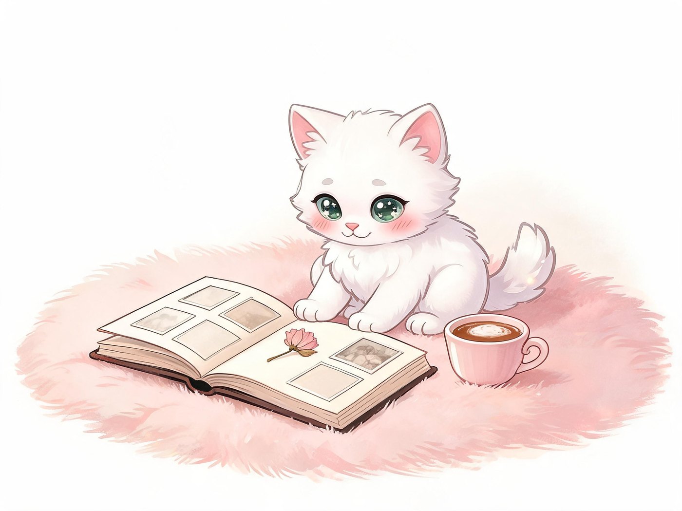 Kitten illustration for the Heal Your Past bundle
